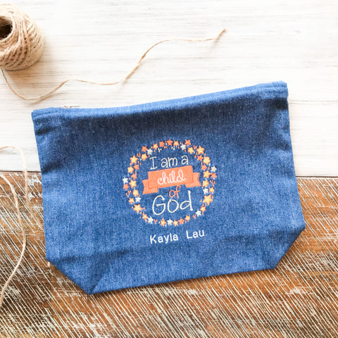 Handmade Pouch - I am a Child of God